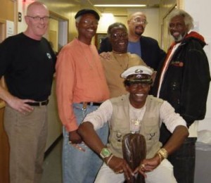 Bobbee Zeno and Tim Carpenter with THE CHAMBERS BROTHERS.