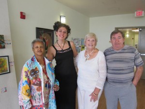 Resident artists with instructor Toni Ivashkov