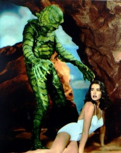 From the classic horror film, "Creature from the Black Lagoon" - 1954